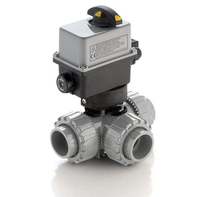 LKDIC/CE 24 V AC/DC - Valvola a sfera a 3 vie DUAL BLOCK® a comando elettrico DN 10:50