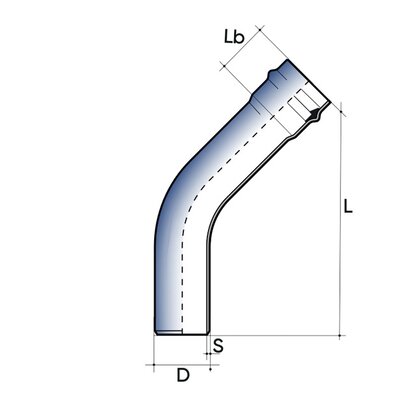 POWER-LOCK VDA PN10 - Curva 45°
