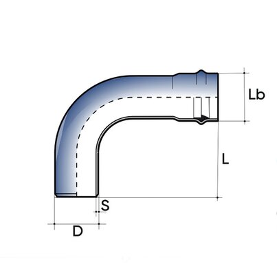 POWER-LOCK VDA PN10 - Curva 90°