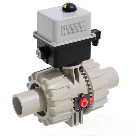 VKDBM/CE 90-240 V AC - Elektrisch betätigter Kugelhahn DN 65:100