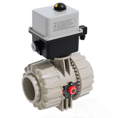 VKDIM/CE 90-240 V AC - Valvola a sfera a 2 vie DUAL BLOCK® a comando elettrico DN 65:100