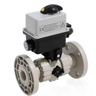 VKDOAM/CE 24 V AC/DC - DUAL BLOCK® Elektrisch betätigter 2-Wege-Kugelhahn DN 10:50