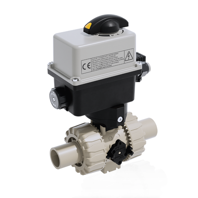 VKDBM/CE 90-240 V AC - DUAL BLOCK® 2-Wege-Kugelhahn elektrisch betätigt DN 10:50