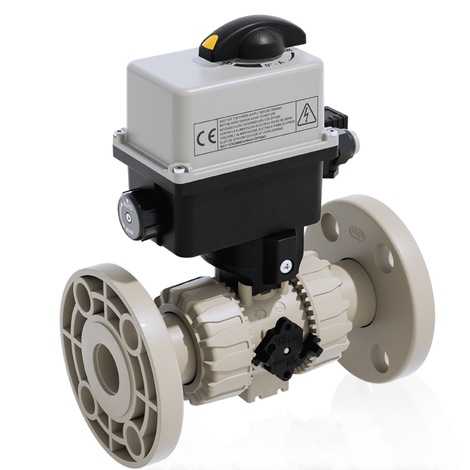 VKROAM/CE 24 V AC/DC 4-20 mA - vanne de régulation à sphère DN 10:50