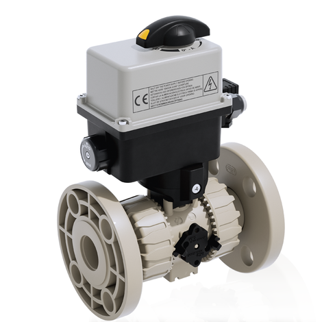 VKROM/CE 24 V AC/DC 4-20 mA - Kugelhahn DN 10:50