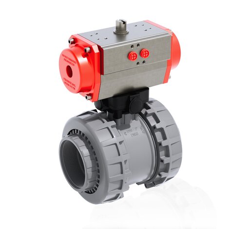 VXEFC/CP NC - valvola a sfera 2 vie Easyfit a comando pneumatico DN 65:100