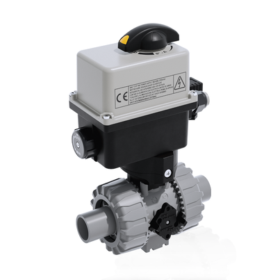 VKDDC/CE 24 V AC/DC - DUAL BLOCK® Elektrisch betätigter 2-Wege-Kugelhahn DN 10:50