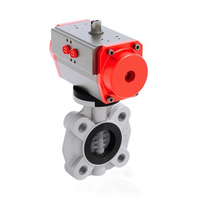 FKOC/CP NC LUG ISO-DIN - Valvola a farfalla a comando pneumatico DN 65