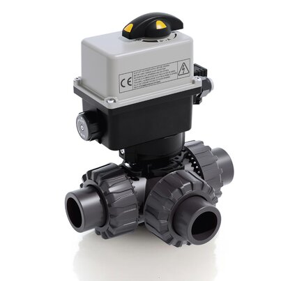 LKDAV/CE 90-240 V AC - Valvola a sfera a 3 vie DUAL BLOCK® a comando elettrico DN 10:50