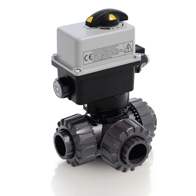 LKDLV/CE 90-240 V AC - Valvola a sfera a 3 vie DUAL BLOCK® a comando elettrico DN 10:50