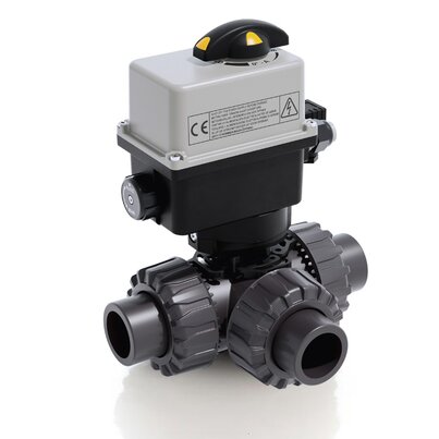 TKDAV/CE 24 V AC/DC - DUAL BLOCK® vanne à sphère 3 voies à commande électrique DN 10:50