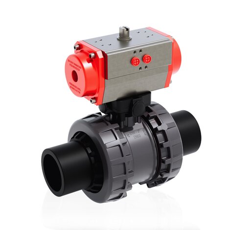 VXEBEV/CP NC - valvola a sfera 2 vie Easyfit a comando pneumatico DN 65:100