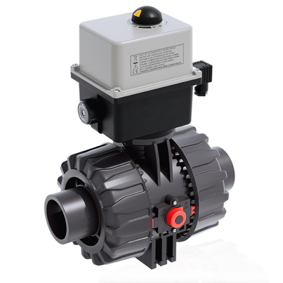 VKDDV/CE 90-240 V AC - DUAL BLOCK® Vanne à boisseau sphérique électrique à 2 voies DN 65:100