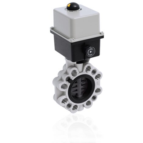 FKOV/CE 24V AC/DC LUG ANSI - Elektrisch betätigte Absperrklappe DN 65:100