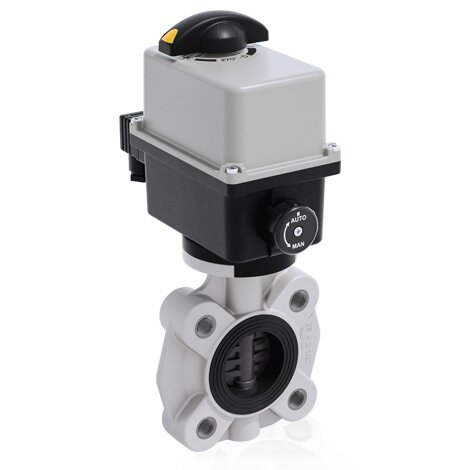 FKOV/CE 24V AC/DC LUG ANSI - Elektrisch betätigte Absperrklappe DN 65:100