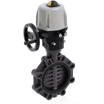 FEOV/CE 24V AC/DC - Valvola a farfalla a comando elettrico DN 40:100