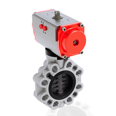 FKOV/CP NC LUG ISO-DIN - Valvola a farfalla a comando pneumatico DN 80:200