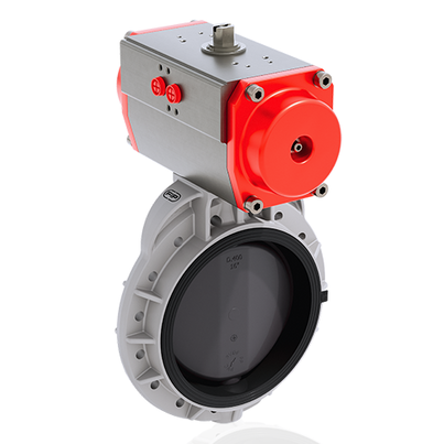 FKOV/CP DA - Valvola a farfalla a comando pneumatico DN 350:400