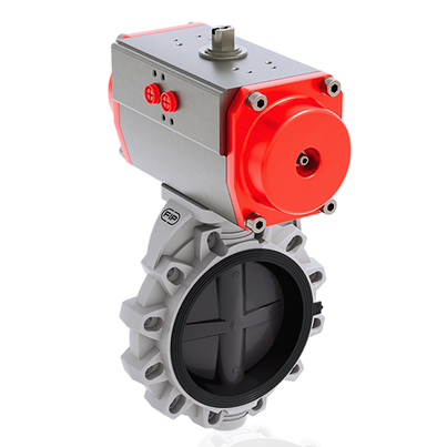 FKOV/CP NC - Valvola a farfalla a comando pneumatico DN 250:300