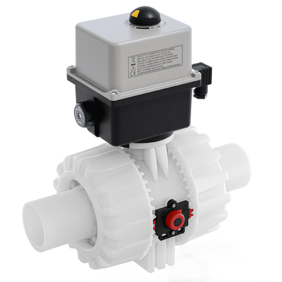 VKDBF/CE 90-240 V AC - DUAL BLOCK® Vanne à boisseau sphérique à 2 voies à commande électrique DN 65:100