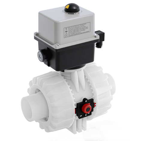 VKDDF/CE 24 V AC/DC - Electrically actuated ball valve DN 65:100