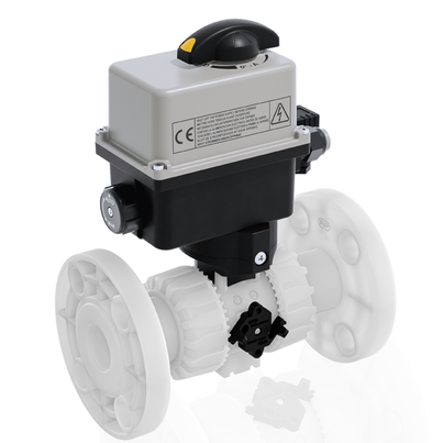VKDOAF/CE 24 V AC/DC - DUAL BLOCK® 2-Wege-Kugelhahn elektrisch betätigt DN 10:50