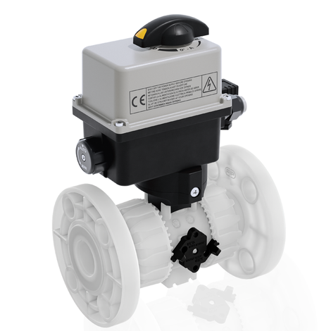 VKROF /CE 24 V AC DC 4 20 mA - Regelkugelhahn DN 10:50
