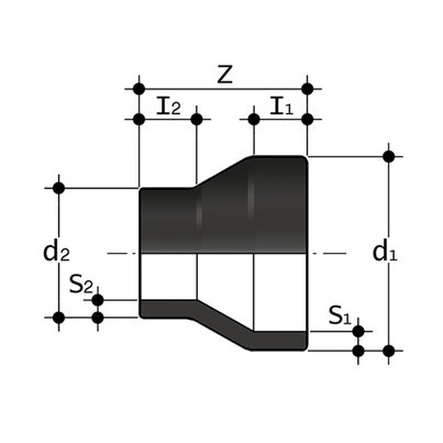 <P>Bend 90°, PE 100, SDR 11, short</P>