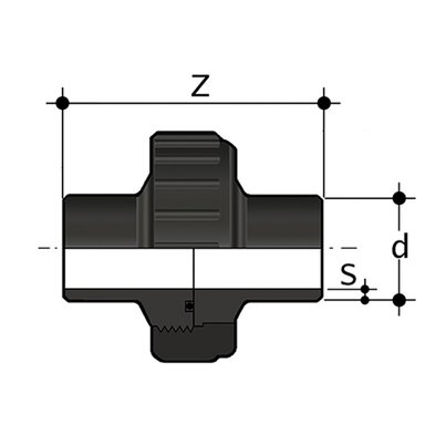 BBE-C SDR 11 - Pezzo folle con codolo corto