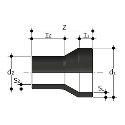 <P>Bend 90°, PE 100, SDR 11, short</P>