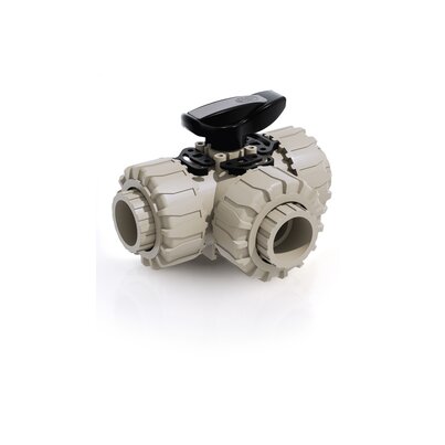 LKDIM - Valvola a sfera a 3 vie DUAL BLOCK® DN 15÷50