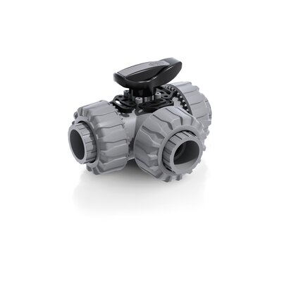 TKDIC - Valvola a sfera a 3 vie DUAL BLOCK® DN 10:50