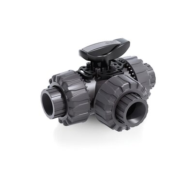 LKDGV - Valvola a sfera a 3 vie DUAL BLOCK® DN 10:50
