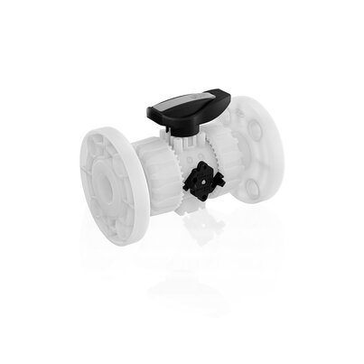 VKDOF/VKDOAF - DUAL BLOCK® 2-way ball valve 65:100