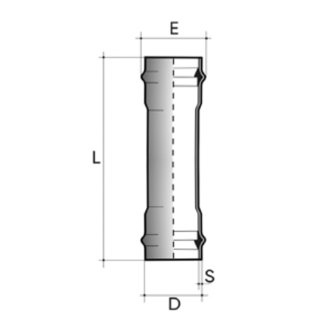 Glattes PN10-Druckrohr NF EN 1452