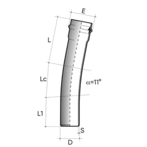 Glattes PN10-Druckrohr NF EN 1452