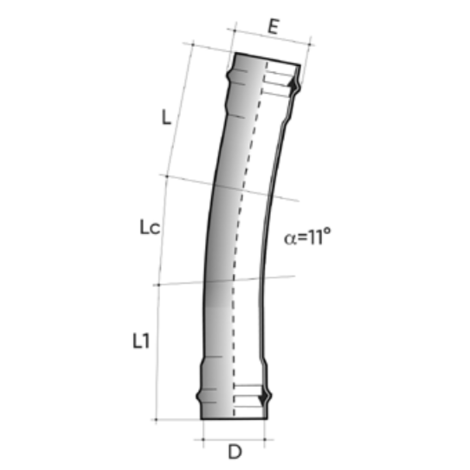 Tubo a pressione PN10 liscio NF EN 1452