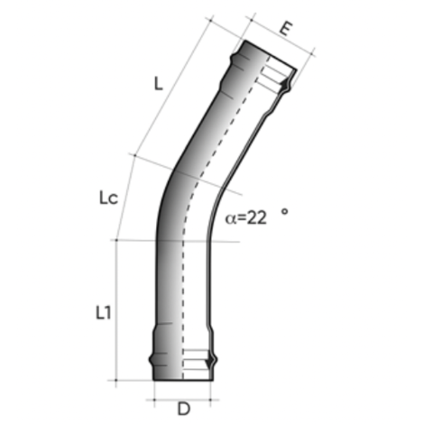 Pressure pipe PN10 plain end NF EN 1452