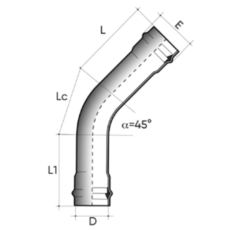 Tubo a pressione PN10 liscio NF EN 1452