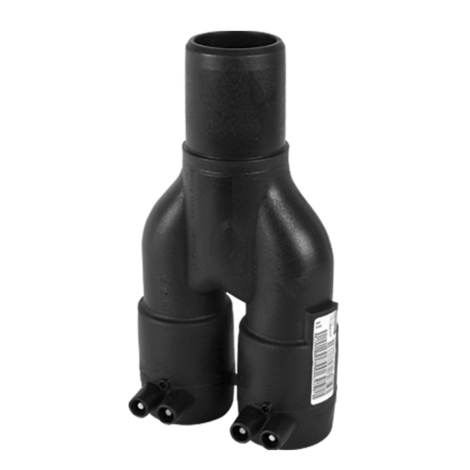 Pezzo a Y con estremità a spigot, SDR 11