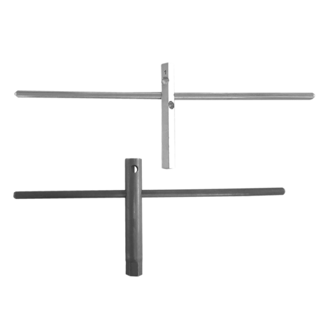 Operating key for tapping tees