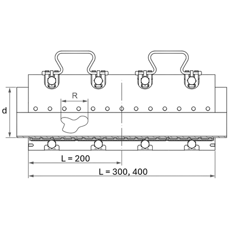 FRIACLAMP Morsetto di riparazione in acciaio inox in due parti